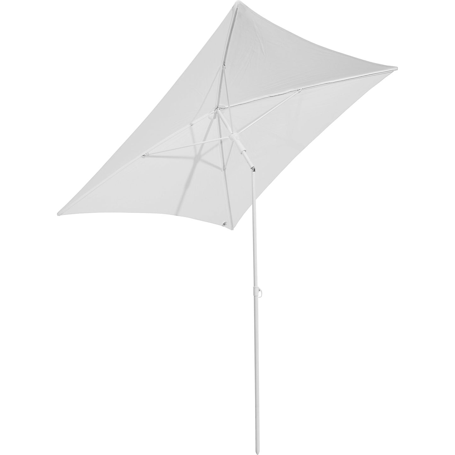 Parasol, square, LxW 1600 x 1600 mm, frame white, white.