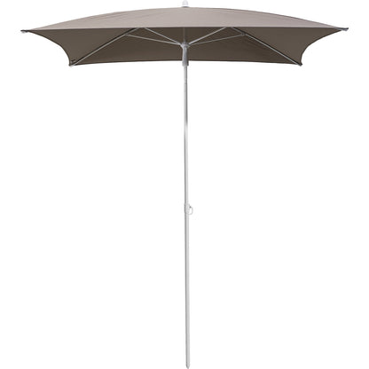 Parasol, square, LxW 1600 x 1600 mm, frame white, taupe.