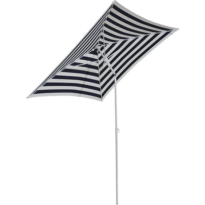 Parasol, square, LxW 1600 x 1600 mm, frame white, white / blue.