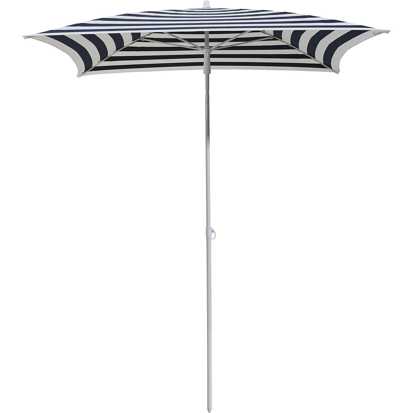 Parasol, square, LxW 1600 x 1600 mm, frame white, white / blue.