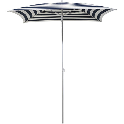 Parasol, square, LxW 1600 x 1600 mm, frame white, white / blue.