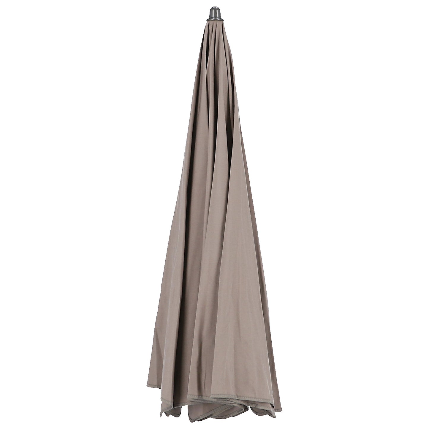 Parasol, round design, Ø 2000 mm, charcoal frame, taupe.