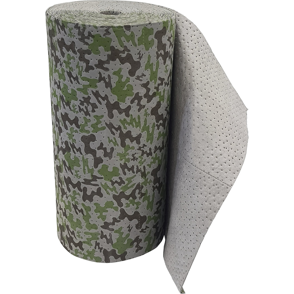 BASIC absorbent sheeting, sheet roll, camouflage, universal, 800 mm x 4 m, pack of 2.