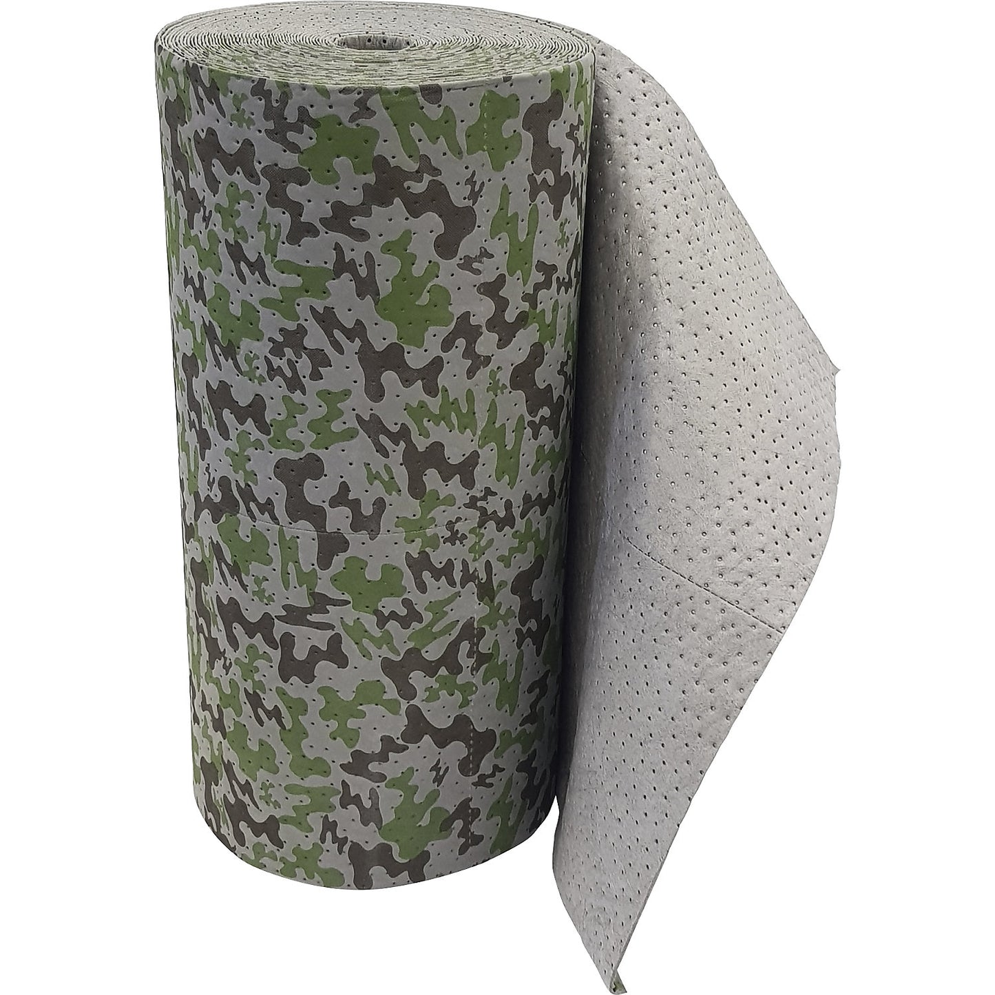 BASIC absorbent sheeting, sheet roll, camouflage, universal, 800 mm x 4 m, pack of 2.