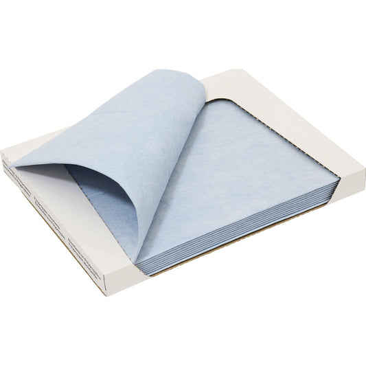 BASIC absorbent sheeting, sheets, for oil, 500 x 400 mm, pack of 80.