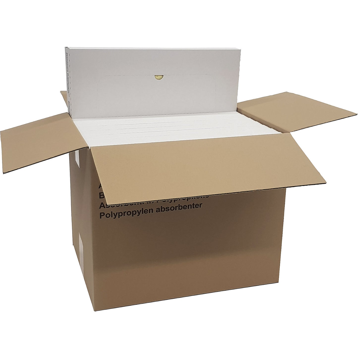 BASIC absorbent sheeting, sheets, for chemicals, 500 x 400 mm, pack of 80.