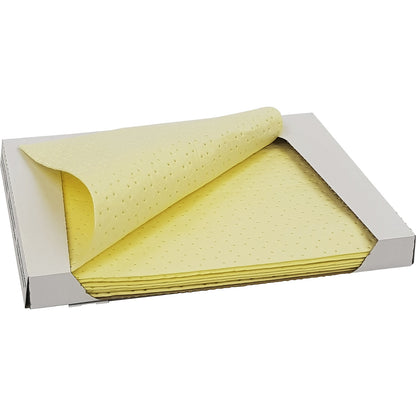 BASIC absorbent sheeting, sheets, for chemicals, 500 x 400 mm, pack of 80.