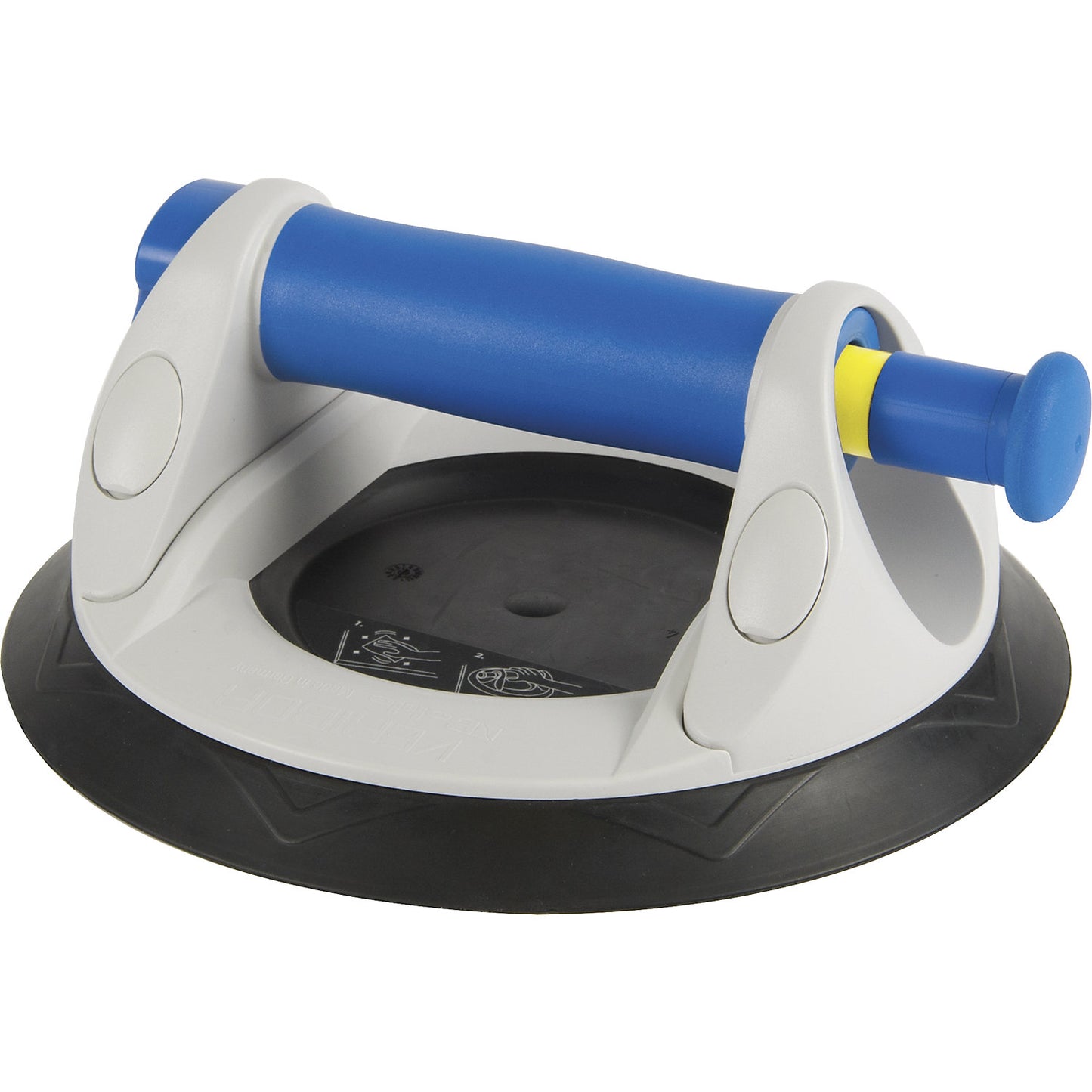 VERIBOR® pump suction lifter, 1 head plastic body, max. load 120 kg, disc Ø 213 mm.