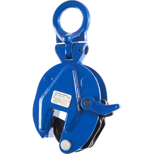 SLC lifting clamp, gripping range 0 - 20 mm, max. load 1000 kg.