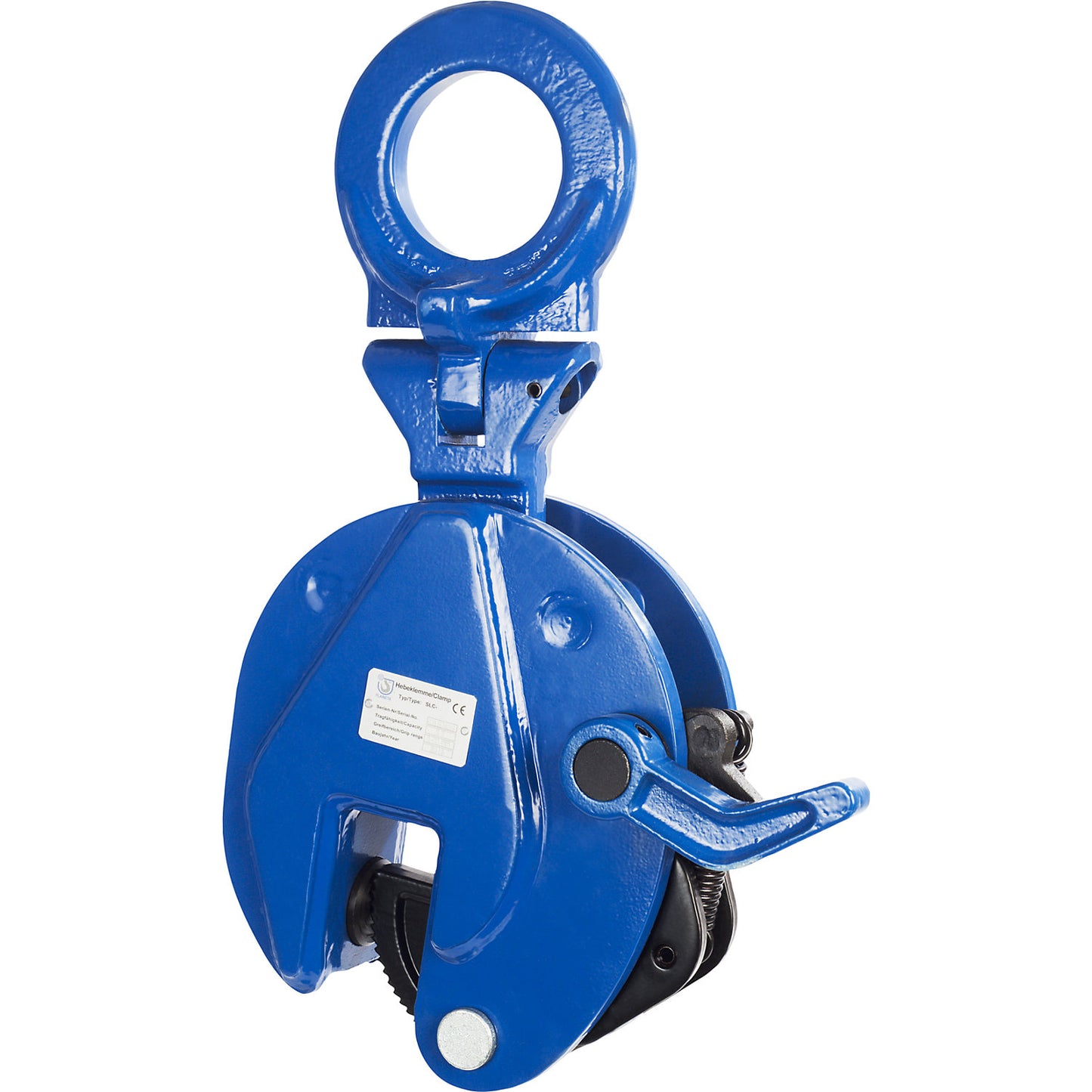 SLC lifting clamp, gripping range 0 - 30 mm, max. load 3000 kg.