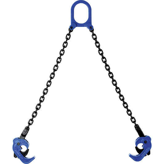 DL1 barrel clamp, gripping range 0 - 30 mm, max. load 500 kg / 1000 kg.