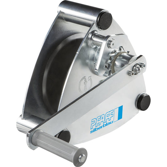 ALPHA wall mounted cable winch, sheet steel, max. lifting load 500 kg.