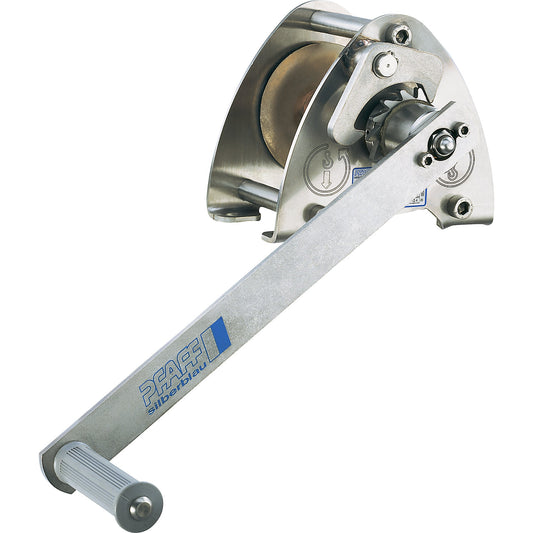 LB panel cable winch, stainless steel, max. lifting load 250 kg.