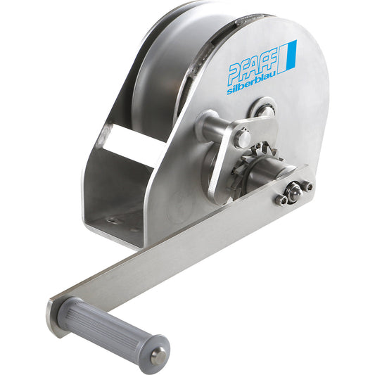 LB panel cable winch, stainless steel, max. lifting load 650 kg.