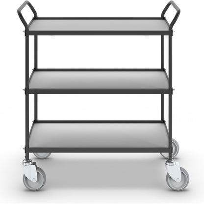 Serving trolley, LxWxH 890 x 465 x 960 mm, 3 shelves.
