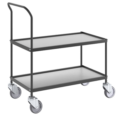Serving and clearing trolley, 2 shelves, LxWxH 840 x 470 x 960 mm.