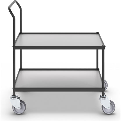 Serving and clearing trolley, 2 shelves, LxWxH 830 x 545 x 920 mm.