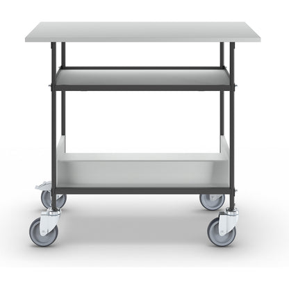 Workshop desk, table pedestal, HxWxD 900 x 1000 x 550 mm.