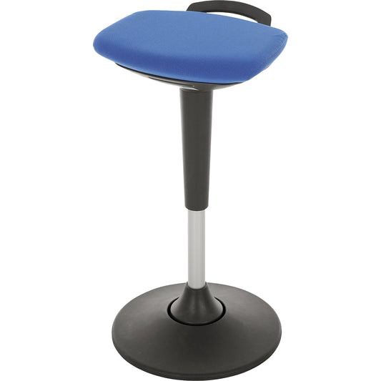 Flexible standing aid, height adjustable 600 - 840 mm, royal blue cover.