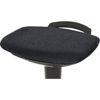 Flexible standing aid, height adjustable 600 - 840 mm, black cover.