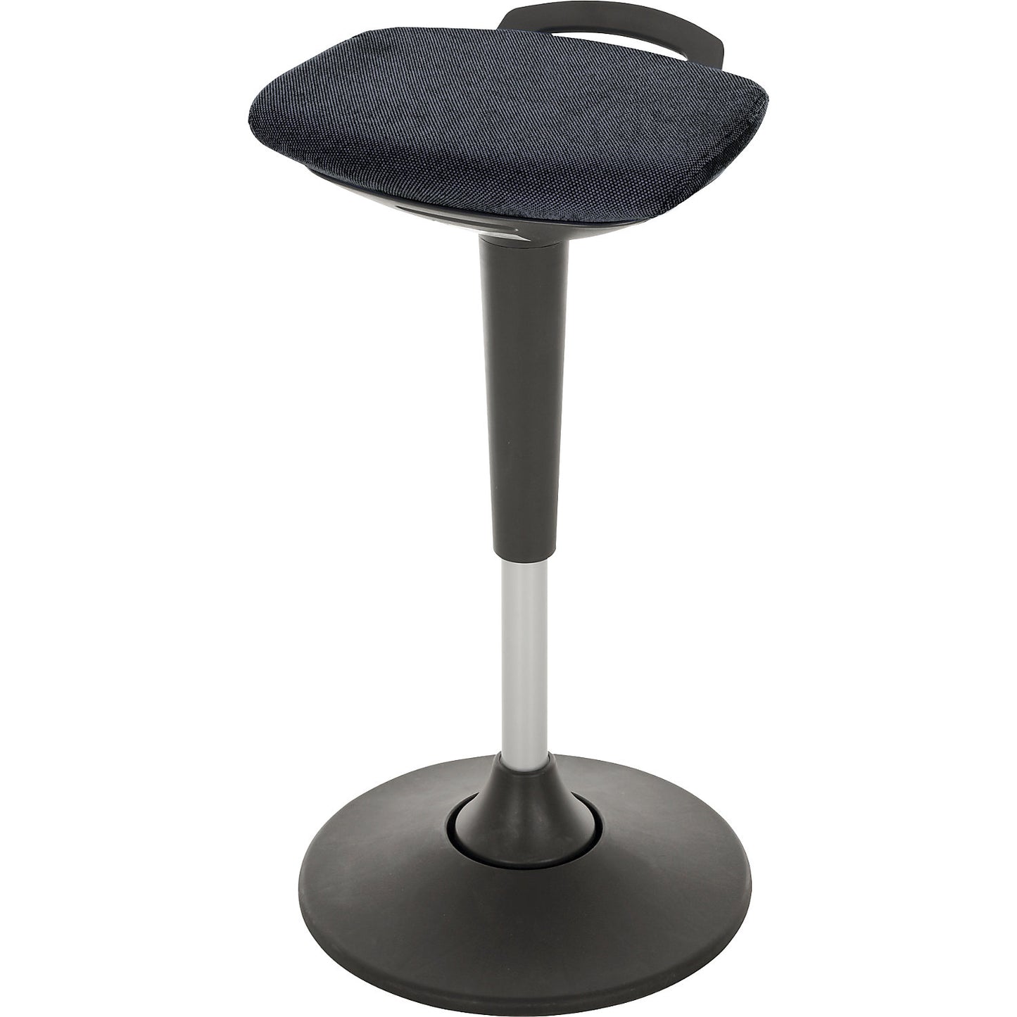 Flexible standing aid, height adjustable 600 - 840 mm, black cover.