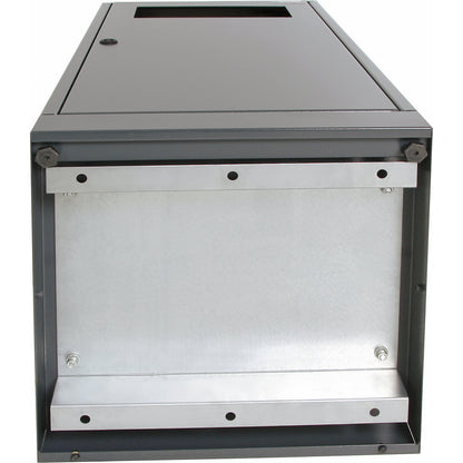 Waste collector for outdoor areas, capacity 40 l, WxHxD 350 x 815 x 350 mm, charcoal.