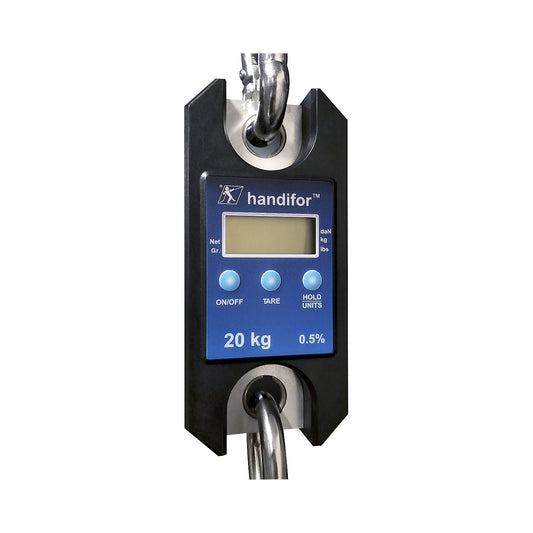 handifor™ dynamometer, miniature model, weighing range up to 20 kg.