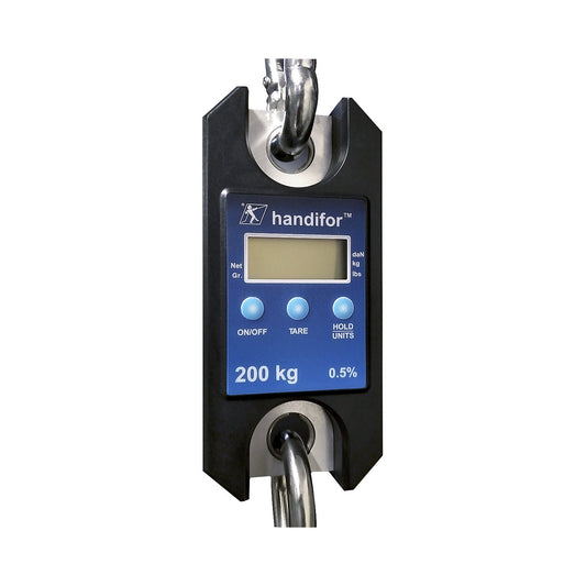 handifor™ dynamometer, miniature model, weighing range up to 200 kg.