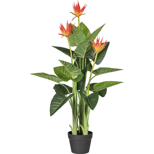 Tufted airplant, orange, in a plastic pot, height 1050 mm.
