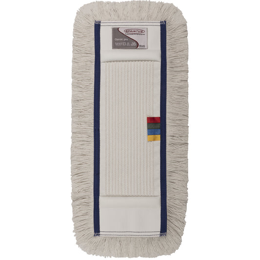 Cotton mop cover, pack of 10, width 400 mm, with pockets.