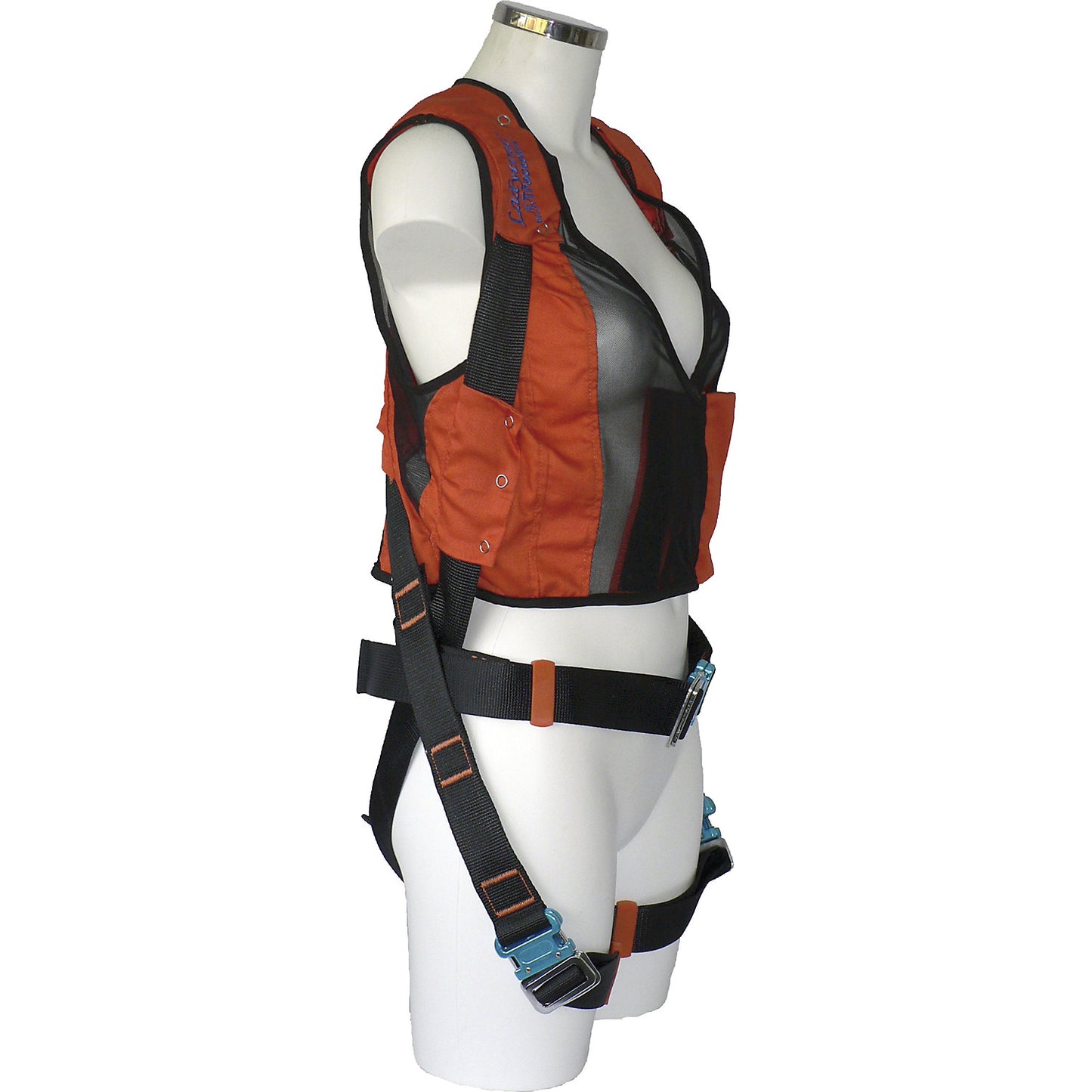 LADYTRAC safety harness, with back anchorage and snap locks, S.