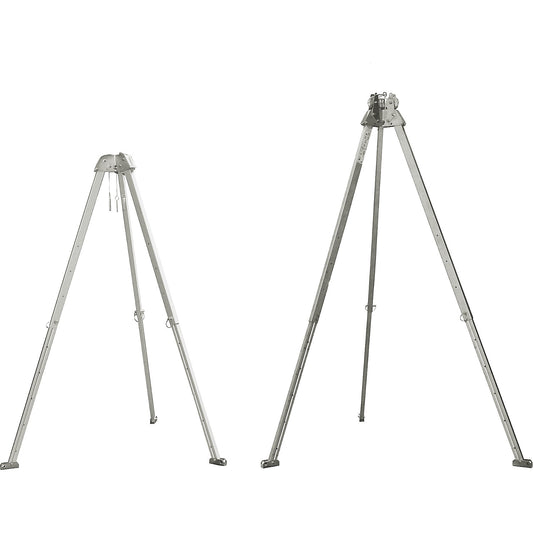 Tracpode™ tripod, aluminium, 2 return pulleys, 1 PPE, 1 lifter.