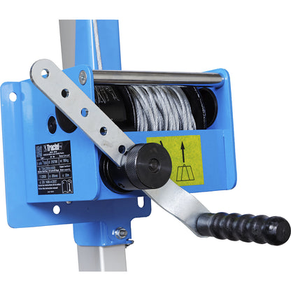 CAROL material hoist, for Tracpode™ tripod, max. 20 m.