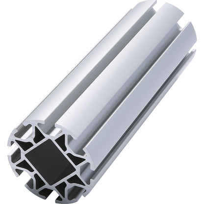 Aluminium round profile NGP60, length 4000 mm, Ø 60 mm.