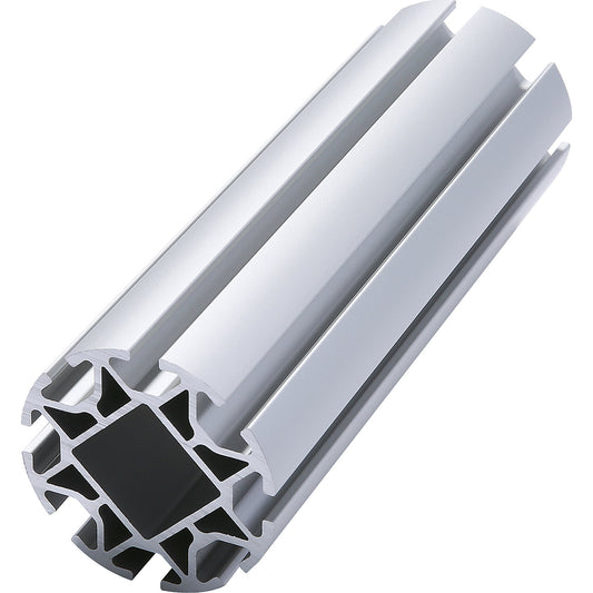 Aluminium round profile NGP60, length 4000 mm, Ø 60 mm.