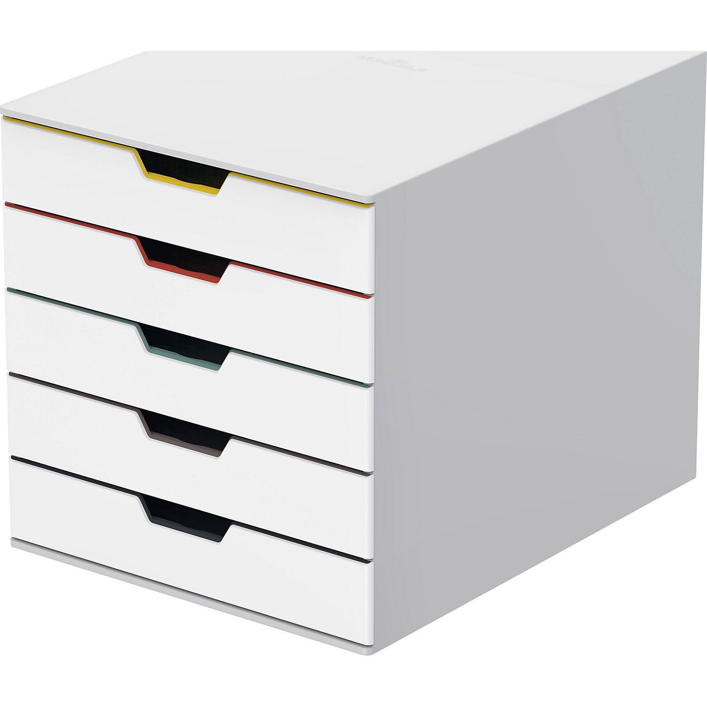 VARICOLOR® drawer box, HxWxD 292 x 280 x 356 mm, 5 drawers, white.