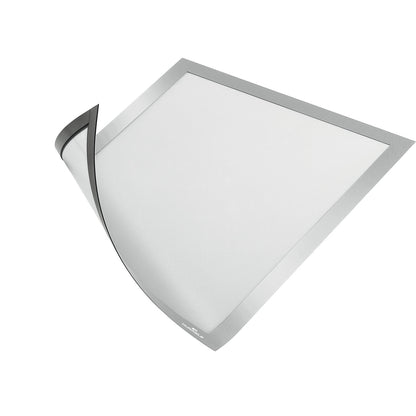 DURAFRAME® MAGNETIC information frame, magnetic, for A4, silver, pack of 10.