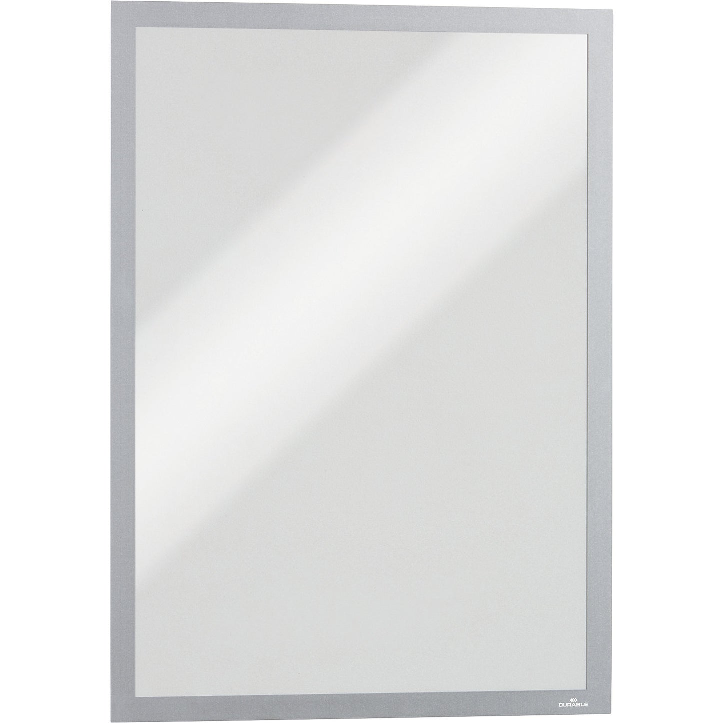 DURAFRAME® MAGNETIC information frame, magnetic, for A4, silver, pack of 10.