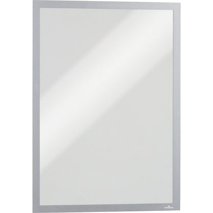 DURAFRAME® MAGNETIC information frame, magnetic, for A4, silver, pack of 10.