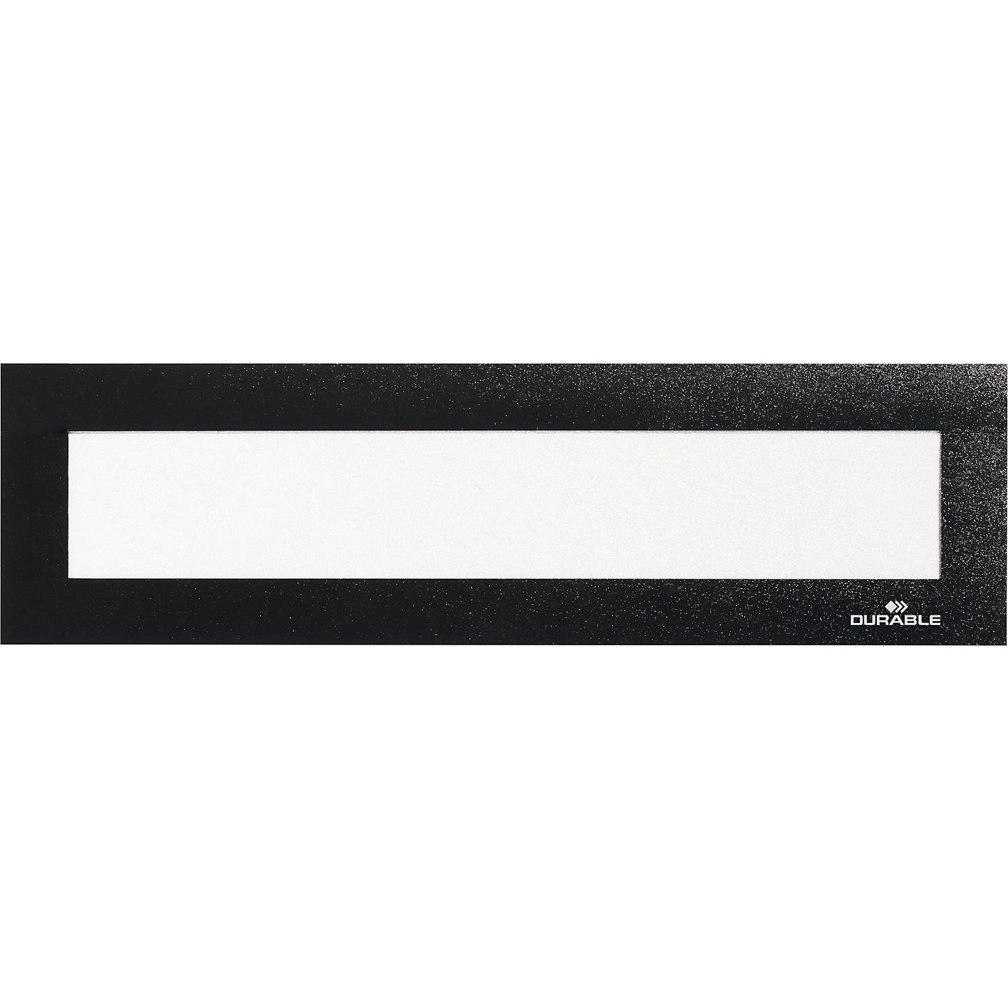 DURAFRAME® MAGNETIC TOP information frame, for headings, pack of 10, for A4 portrait/A5 landscape, black.