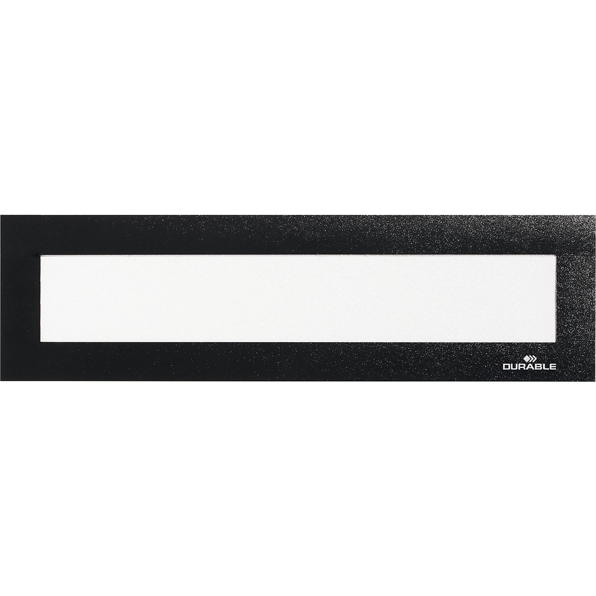 DURAFRAME® MAGNETIC TOP information frame, for headings, pack of 10, for A4 portrait/A5 landscape, black.
