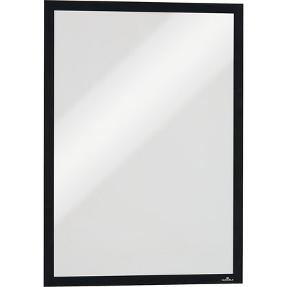DURAFRAME® MAGNETIC PLUS information frame, magnetic pocket, A4, with rear film, pack of 4, WxH 236 x 323 mm, black.