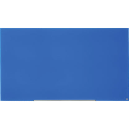 WIDESCREEN glass whiteboard, frameless, 85'' - WxH 1883 x 1059 mm, blue.