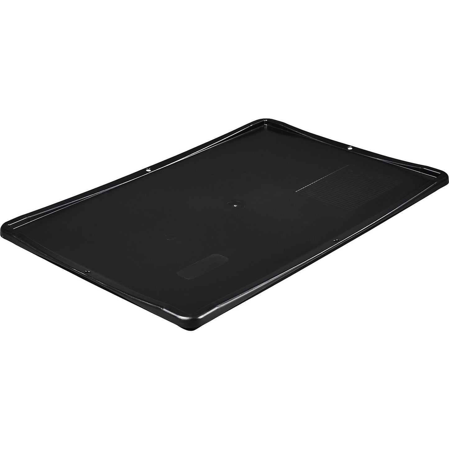 Lid for EURO size container, external LxW 600 x 400 mm, black.