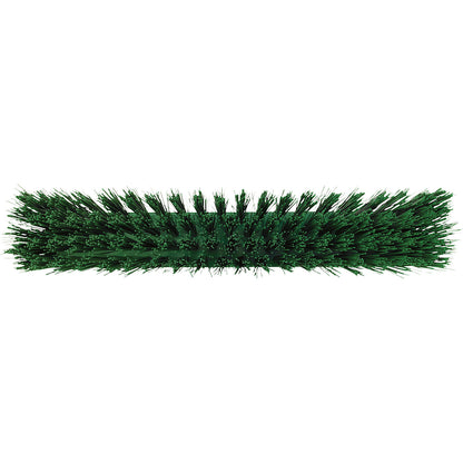 Broom, width 530 mm, extra hard, pack of 4, green.