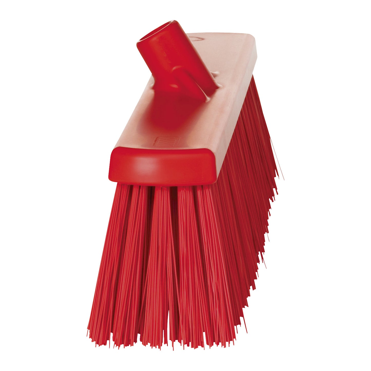 Broom, width 530 mm, extra hard, pack of 4, red.