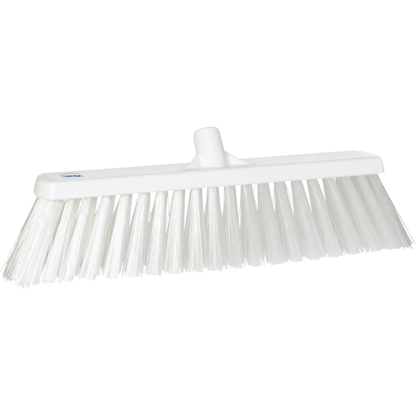 Broom, width 530 mm, extra hard, pack of 4, white.