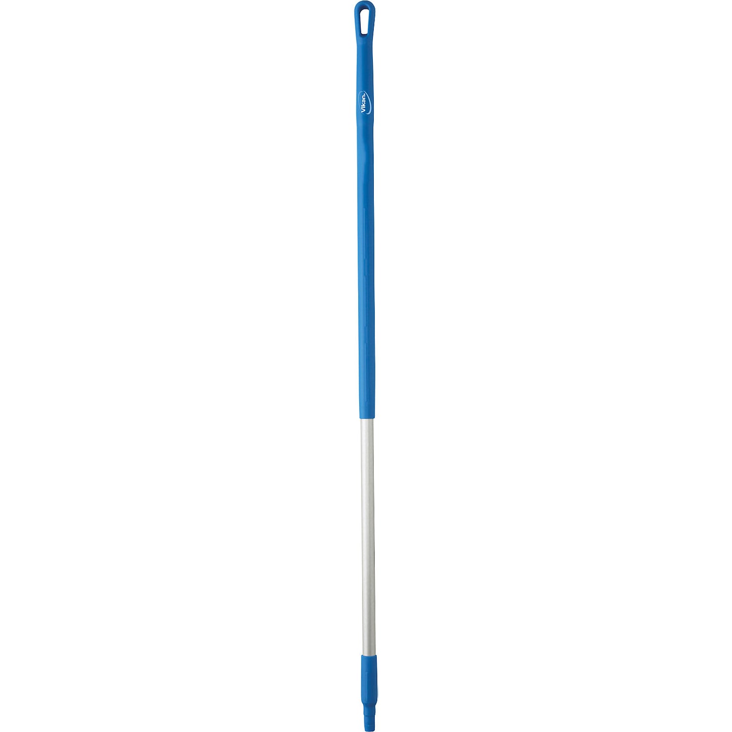 Aluminium handle, ergonomic, Ø 31 mm, length 1310 mm, pack of 10, blue.