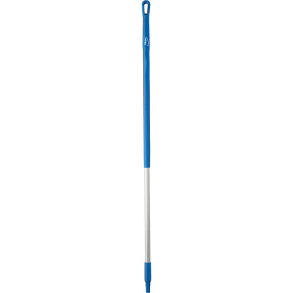 Aluminium handle, ergonomic, Ø 31 mm, length 1310 mm, pack of 10, blue.