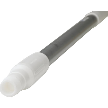 Aluminium handle, ergonomic, Ø 31 mm, length 1310 mm, pack of 10, white.